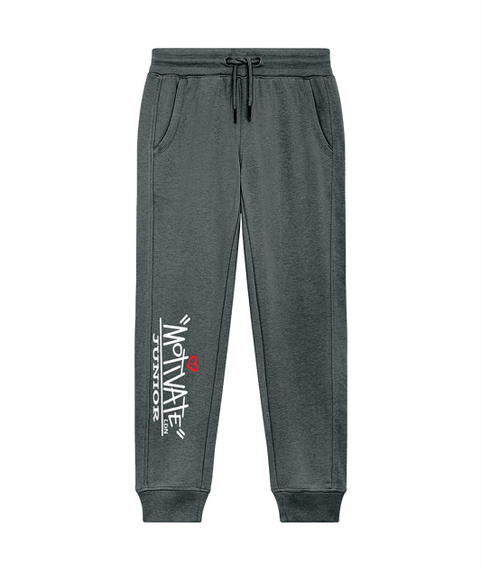 Motivate LDN Junior White Logo Kids Joggers