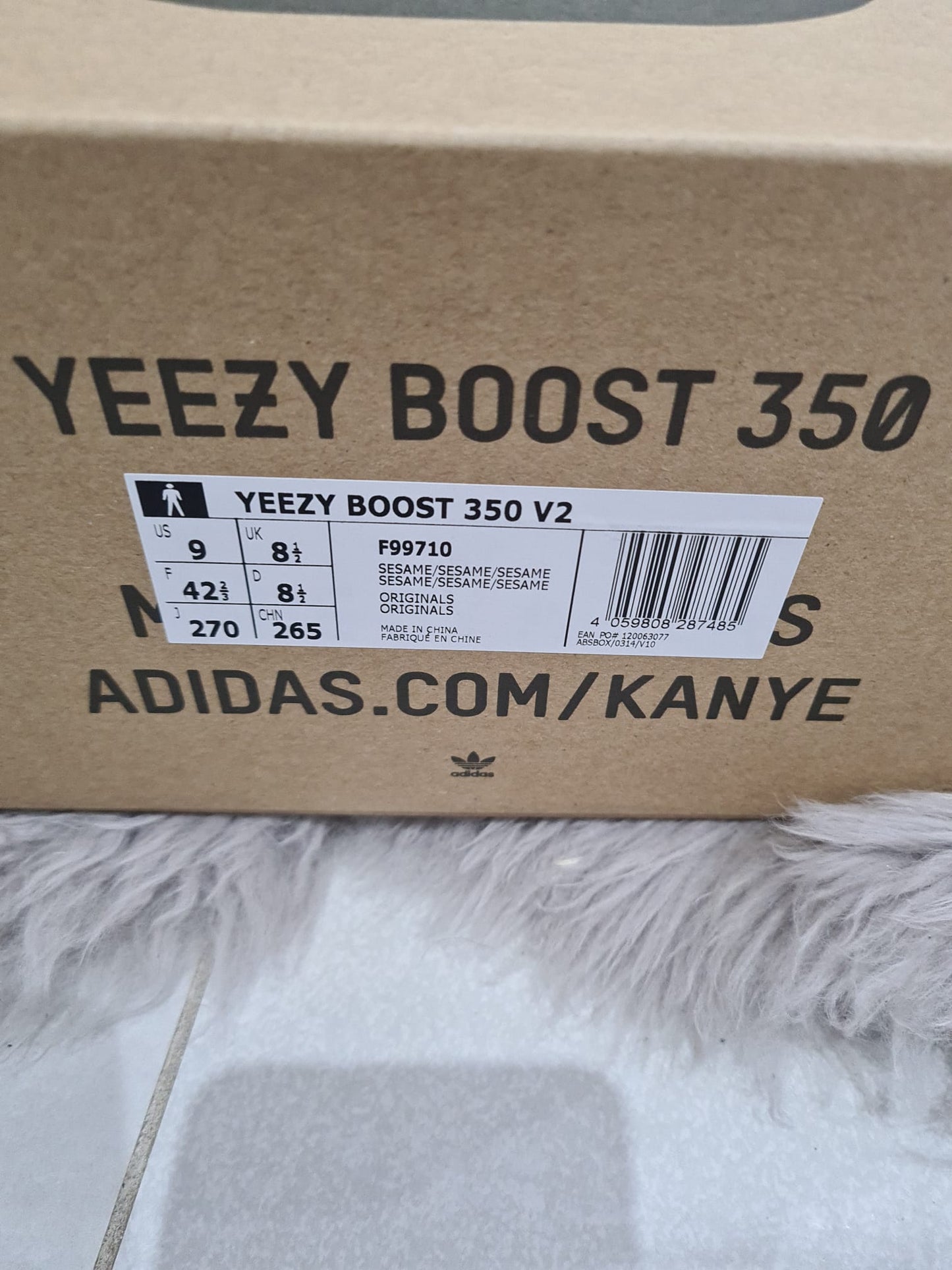 Adidas Yeezy Boost 350 v2 Sesame