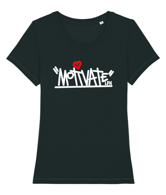 Motivate LDN OG Logo 2.0 Womens (White) Tee